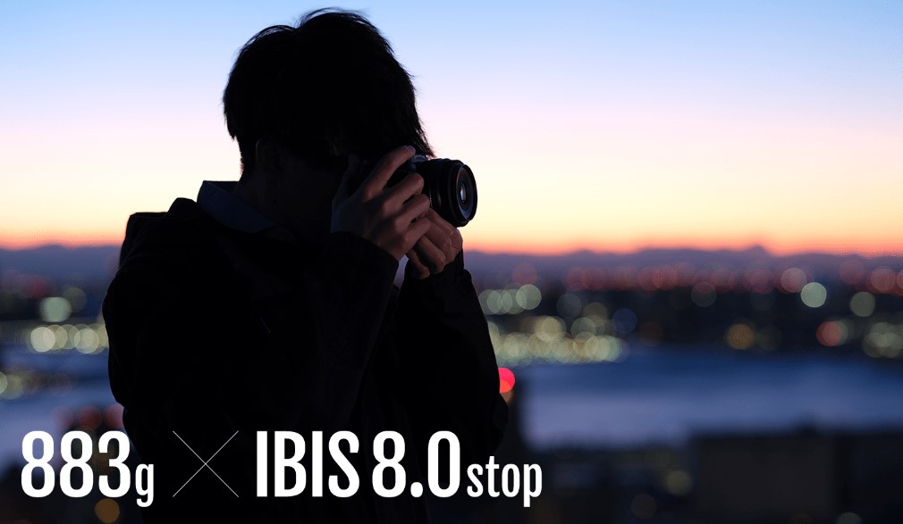 Ổn Định Hình Ảnh Trong Thân Máy IBIS 8,0 Stops