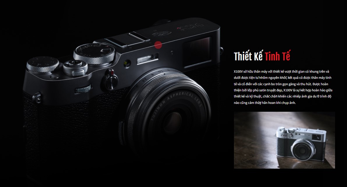 Fujifilm X100V với thiết Kế Tinh Tế – Sự Kết Hợp Hoàn Hảo Giữa Nghệ Thuật Và Kỹ Thuật