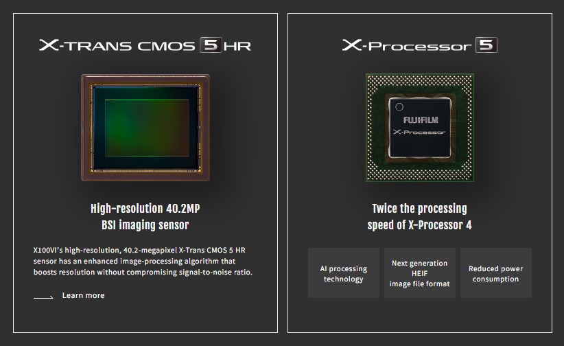 Cảm biến 40,2MP APS-C X-Trans & Bộ xử lý hình ảnh X-Processor 5 trên Fujifilm X100VI
