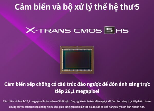 Cảm Biến Xếp Chồng X-Trans 5: Tốc Độ Và Độ Chính Xác
