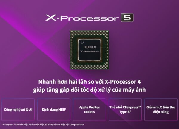 Bộ Xử Lý Hình Ảnh X-Processor 5: Hiệu Suất Vượt Trội