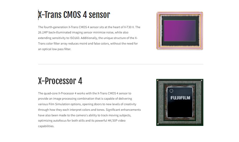 Cảm Biến X-Trans CMOS 4 và Bộ Xử Lý X-Processor 4: Trái Tim Của Hiệu Suất