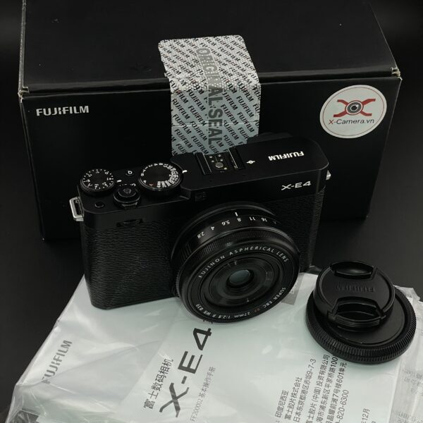 Máy ảnh Fujifilm X-E4 Cũ (2nd) (Black) + Lens XF 27mm F2.8 WR - Hình ảnh 8