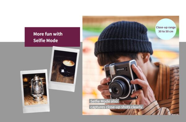 Fujifilm Instax Mini 40 còn được tích hợp chế độ tự động canh sáng