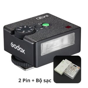Flash Mini Godox iM30 + Pin + Sạc