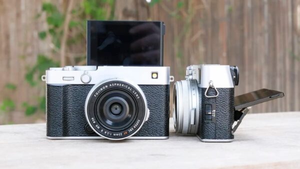 So sánh Fujifilm X-E5 và Fujifilm X100VI thiết kế